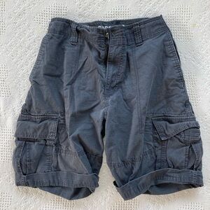 Vintage Navy Cargo Shorts Women